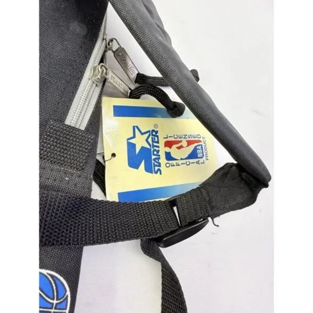 Small STARTER BLUE Backpack Bag Book Bag, Travel Bag Starter Logo Magic NBA